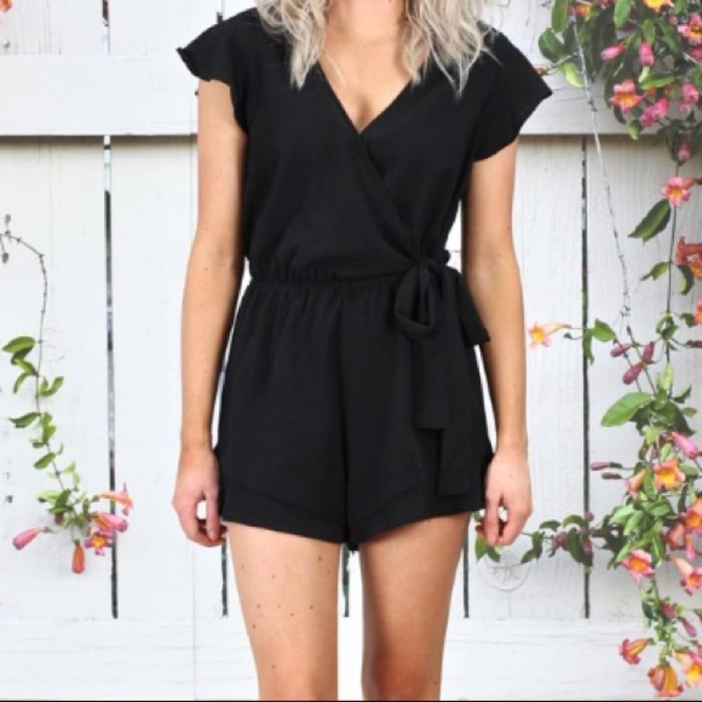 LOFT Black romper